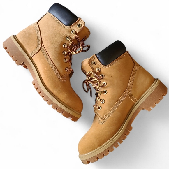 Women's Timberland Pro 6" Nubuck Work Boots Waterproof & Insulated Steel Toe 7.5 - Picture 2 of 15